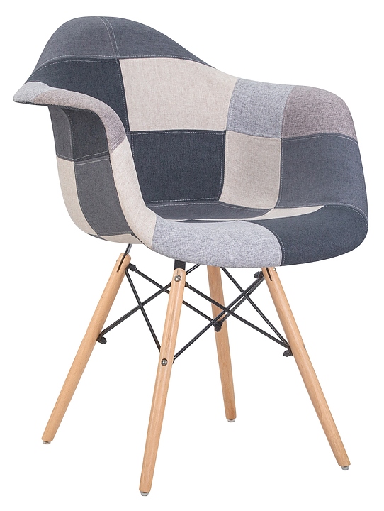 Стул обеденный DOBRIN 620PP-002LMZL DAW RACHEL (Puzzle, светлый бук)