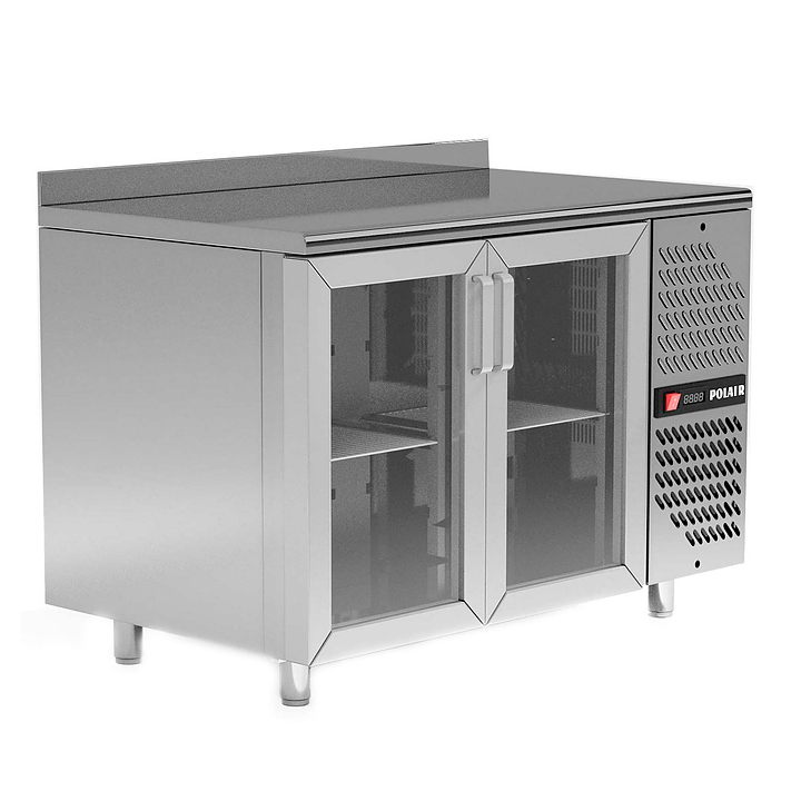 Стол холодильный POLAIR TD2-G с бортом