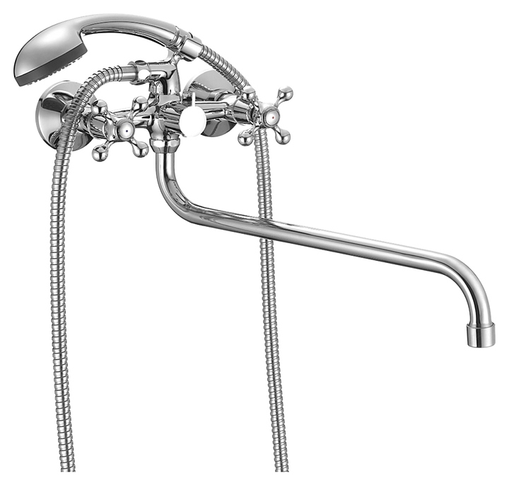 Смеситель для ванны и душа настенный Milardo Duplex DUPSB02M10
