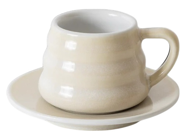 Кофейная пара Loveramics Bond Ibrik Coffee C098-B003B 110 мл,  бежевый (ivory)