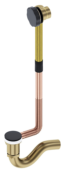 Слив-перелив TIMO 8004/03 чёрный