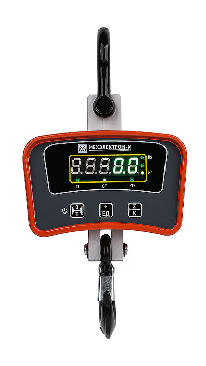 Крановые весы Мехэлектрон-М ВКМ-II-200-Д МК1 LСD (аккумулятор) оранжевый