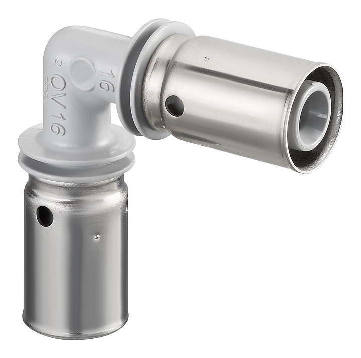 Пресс-угольник Oventrop Cofit PDK 1522843, 16 мм - 16 мм, 90°, поливинилсульфон