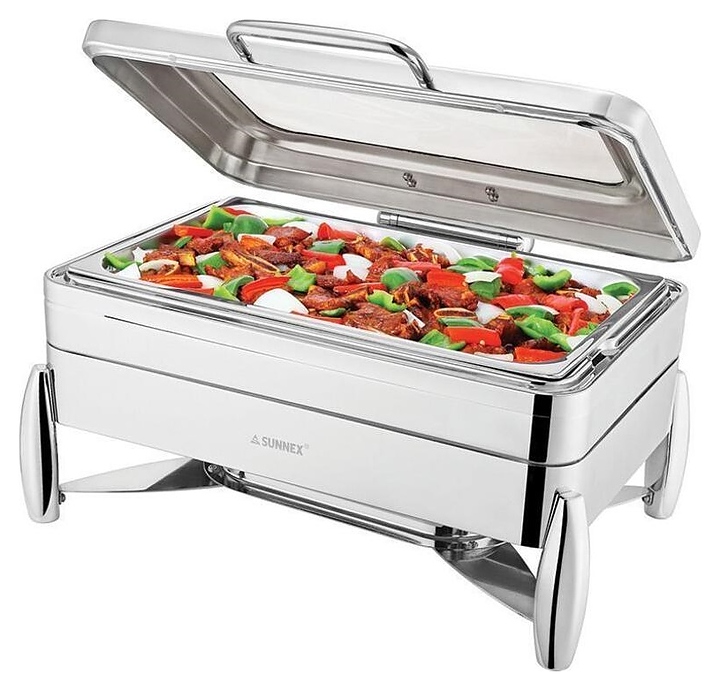 Мармит Sunnex W07-2011 8,5 л GN1/1 h=65 мм (нерж. сталь / стекло)