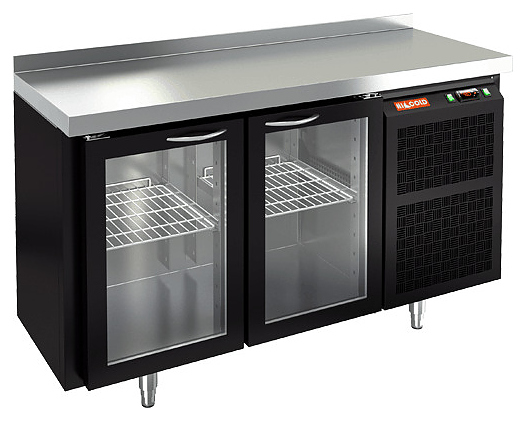 Стол холодильный барный HICOLD BNG 11 HT BAR Black