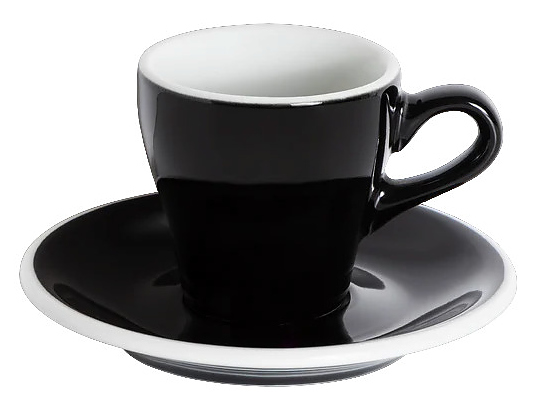 Чашка Loveramics Tulip Coffe Cup Espresso C087-39BBK 80 мл, черный (black)