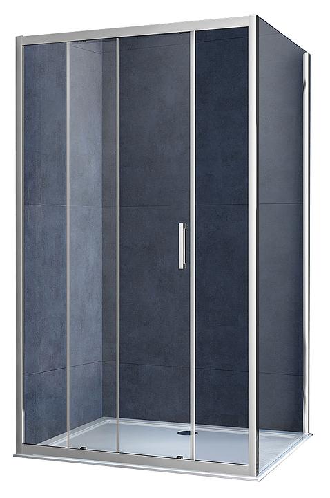 Уголок душевой Vincea Alpha VSR-3AL9012CL 120х90 см, прозрачное стекло, хром