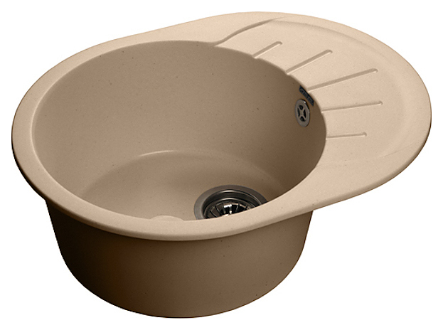 Кухонная мойка GranFest Rondo GF-R-580L топаз