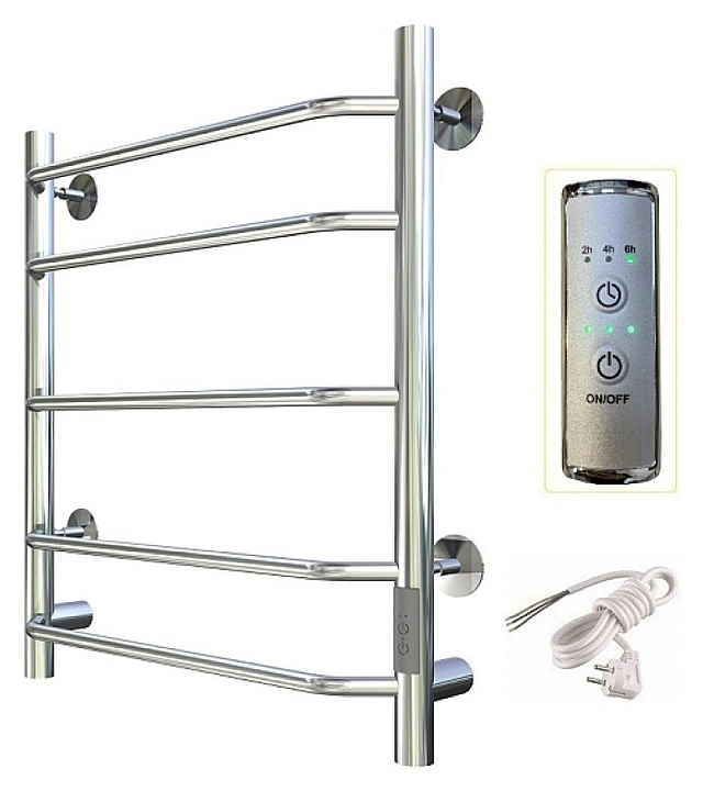 Полотенцесушитель электрический Тругор Браво Пэк сп 3 60х50 см, хром