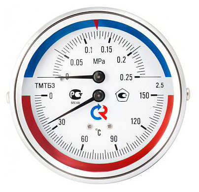 Термоманометр радиальный Росма ТМТБ-41Р.3 00000002376