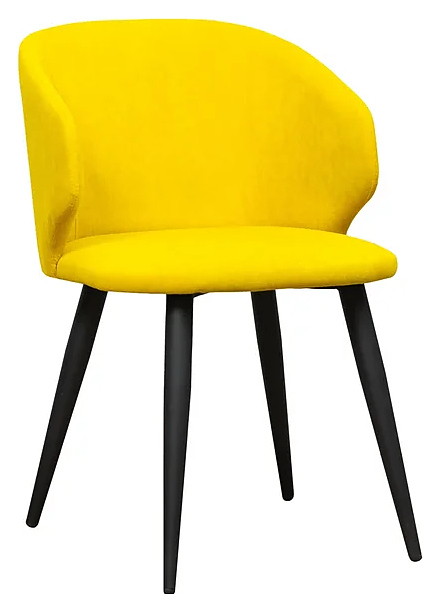 Стул ChiedoCover Марк велюр желтый