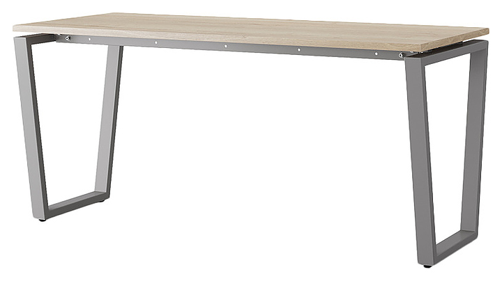 Стол компьютерный КОБОР КOTR-80/80 aluminum/natural