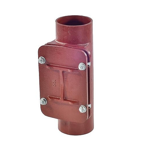 Ревизия Россия чугун SML Ду 125 с прямоугольной крышкой б/растр