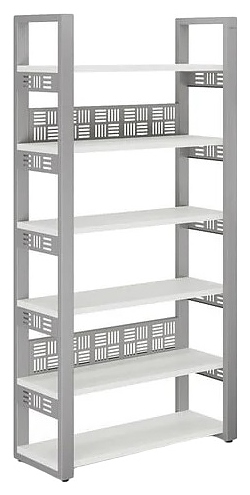 Стеллаж открытый КОБОР SO6-120/36 aluminum/premium