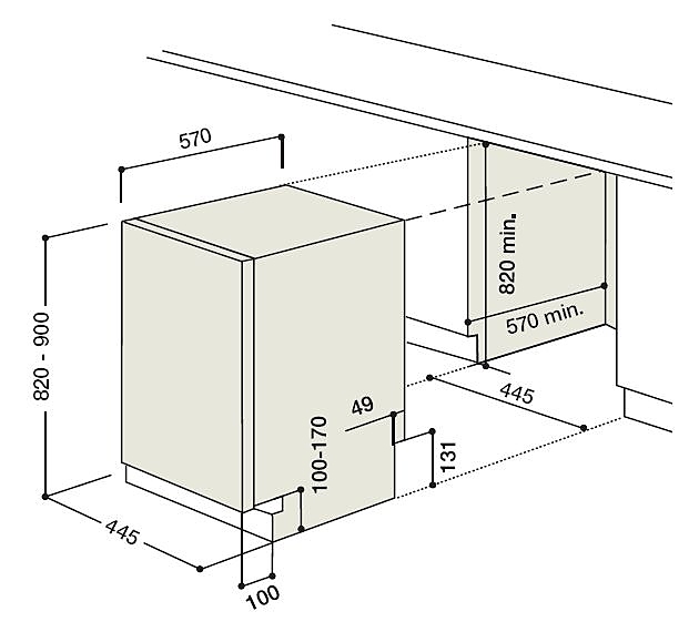 Встраиваемая посудомоечная машина Ariston CIS LI 420.C/HA
