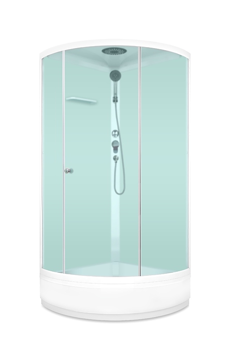 Душевая кабина Domani-Spa Simple 99 mid DS01Sm99MWM00 90х90 см