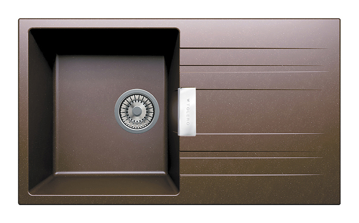 Мойка кухонная Tolero Loft TL-750 коричневая