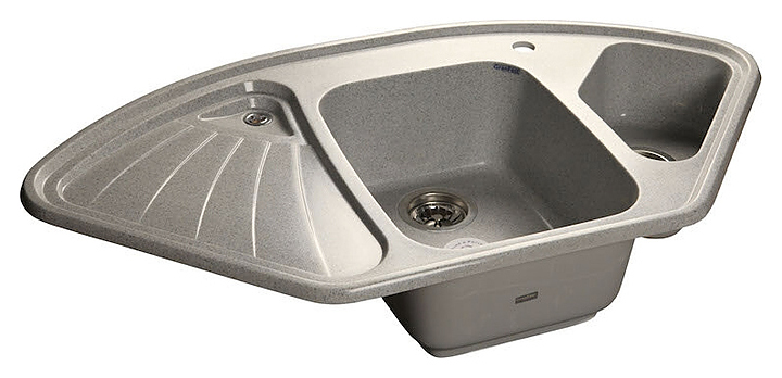 Кухонная мойка GranFest Corner GF-C-1040E серый