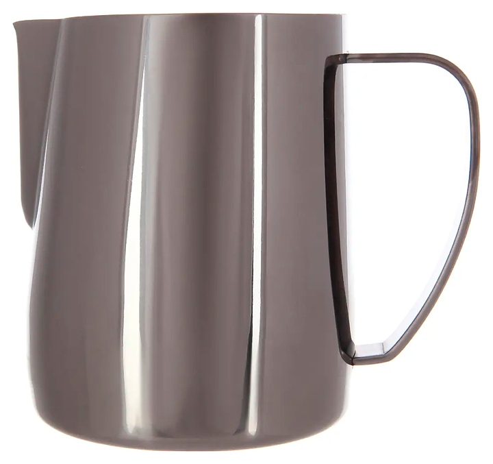 Кувшин для молока (питчер) Classix Pro ElectroSharp на 600 мл, чёрный металлик