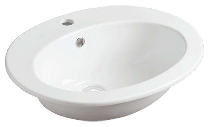 Раковина встраиваемая SIMAS Top e lavabi d'arredo Desmo S52bi*1 53.5х45 см, керамика