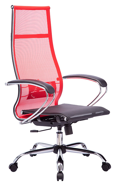 Кресло без основания Метта Комплект 7 черно-красное