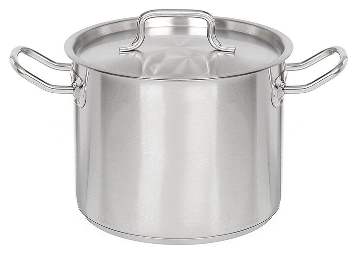 Кастрюля Катунь КТ-ОБ-05  5 л d=20 см h=16 см (нерж. сталь) с крышкой