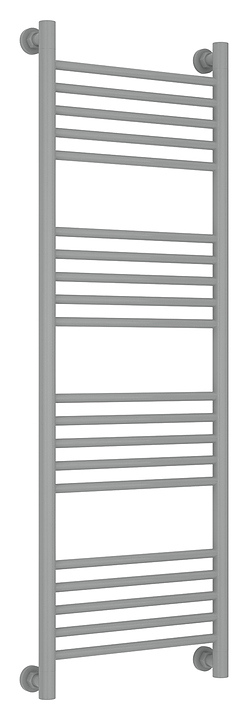 Полотенцесушитель водяной Сунержа Богема+ 120x40 см с прямой перемычкой, бело-алюминиевый