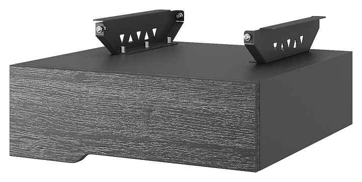 Тумба подвесная КОБОР T-1 black/glazed