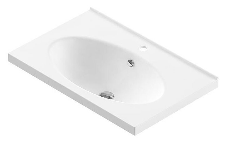 Раковина SANITA LUXE Next 70 83,3х48,1 см, белая