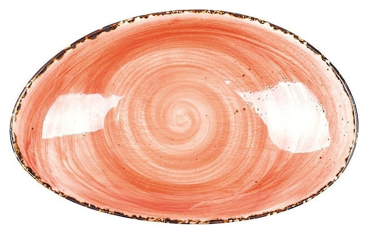 Тарелка P.L. Proff Cuisine Organica Spicy TX12966-225-H281 23х14 см (фарфор)