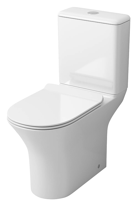 Унитаз напольный Grossman GR-4443S сиденье с микролифтом, белый