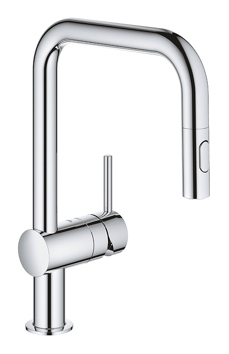 Смеситель для кухни с вытяжным изливом Grohe Minta 32322002
