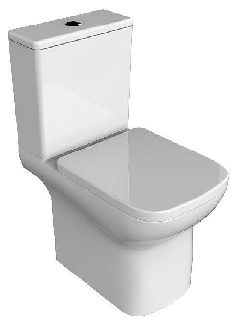 Унитаз напольный с бачком и с сиденьем Azario ALBA AZ8323, фаянс