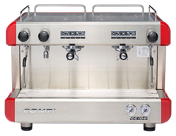 Кофемашина CONTI CC100 Standart 2Gr красная