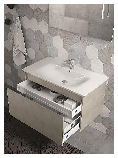 Ящик выдвижной для тумбы BMT MARS 801 603 009 04 90 см белый