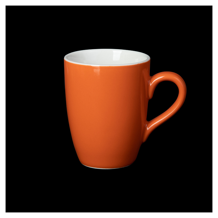 Кружка Corone Gusto 2620 350 мл (фарфор) оранжевая