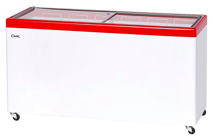 Ларь морозильный Снеж МЛП-600 (замок) красный