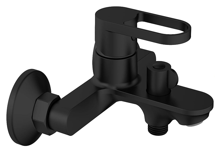 Смеситель для ванны с душем VODA Harbor Black HR54B