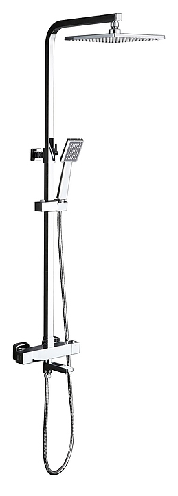 Душевая стойка с термостатом TIMO Tetra-Thermo SX-0169/00 с верхней душевой лейкой 