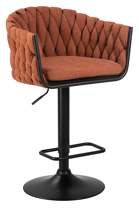 Стул барный DOBRIN 9690-LM-N LEON (оранжевый) 2 шт.