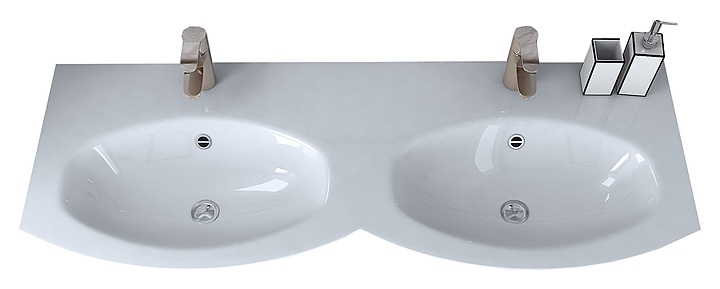 Раковина CEZARES 50156 138x52 см, мрамор