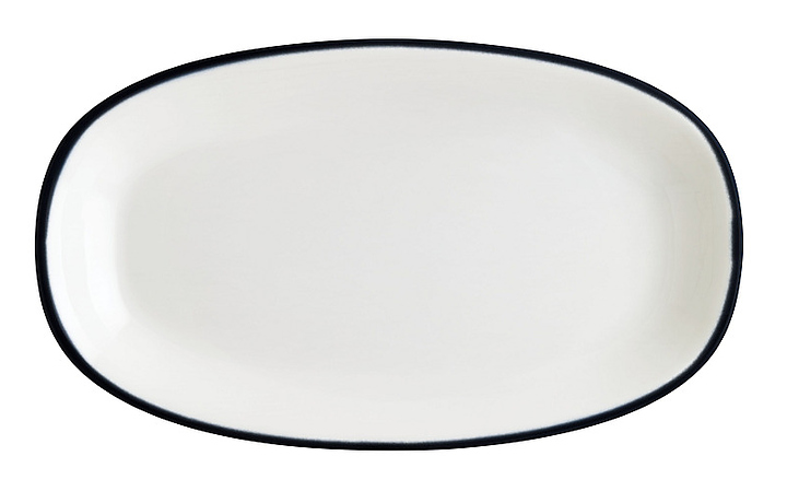 Блюдо для подачи Bonna Линеа Черный Гурмэ 77985 240х140 мм