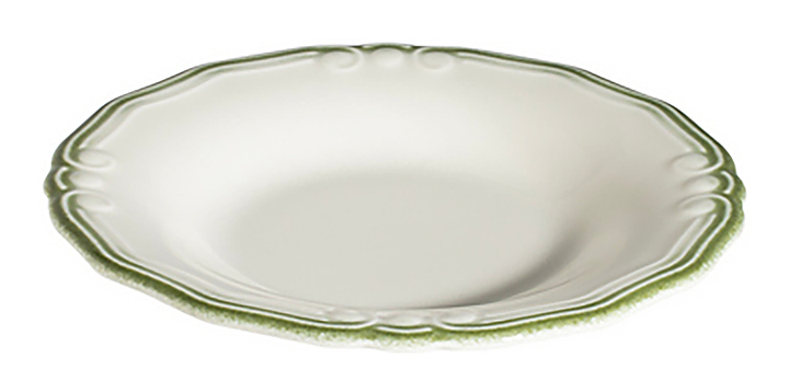 Тарелка глубокая ID Fine Relic Green 30543-211117 17 см