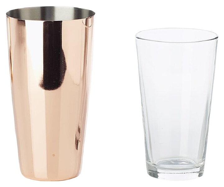 Шейкер бостон P.L. Barbossa CTSK0001-CP 700 мл (нерж. сталь / стекло) медь
