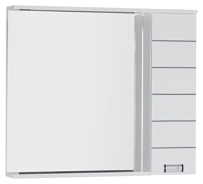 Зеркало Aquanet Доминика 100 LED белое