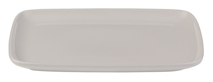Блюдо прямоугольное ID Fine Transparent Quadro 10000-151631 31 см (27x20) серый