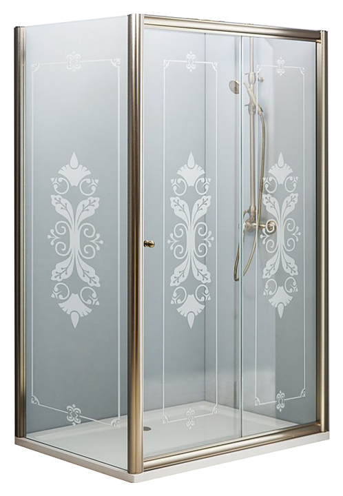 Уголок душевой CEZARES GIUBILEO-AH-1-120/90-SCORREVOLE-CP-Br 120х90х195 см