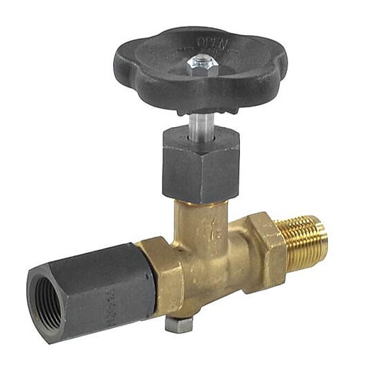 Клапан игольчатый Росма S004.16.050 Ду 15 Ру25 ВР/НР М20х1,5 с маховиком без фланца