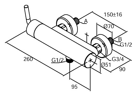 Смеситель Damixa Arc 26200