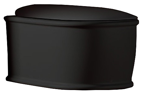 Унитаз подвесной Artceram Atelier ATV001 17 00 nero matt